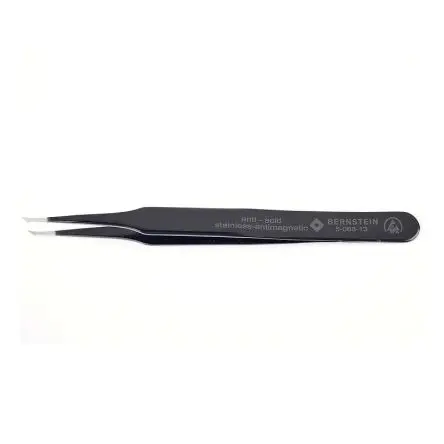 Produktfoto 1 von Bernstein Edelstahl Pinzette, 140mm Antimagnetisch 1-teilig ESD-Sicherheit