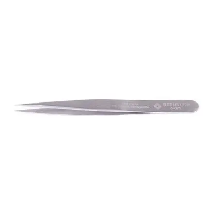 Produktfoto 1 von Bernstein Edelstahl Pinzette, 110mm, Spitze Fein Antimagnetisch ESD-Sicherheit