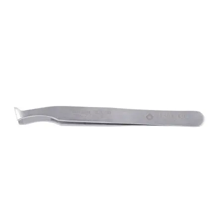 Produktfoto 1 von Bernstein Kohlenstoffstahl Pinzette, 115mm, Spitze Abgewinkelt Antimagnetisch ESD-Sicherheit