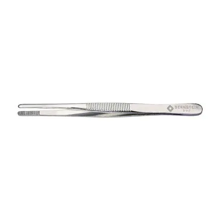 Produktfoto 1 von Bernstein Legierungsstahl Pinzette, 145mm, Spitze Geriffelt, Fein Antimagnetisch
