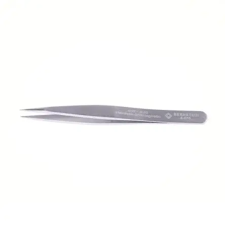 Produktfoto 1 von Bernstein Edelstahl Pinzette, 120mm, Spitze Spitz Antimagnetisch ESD-Sicherheit