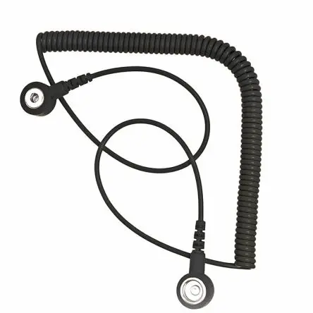 Produktfoto 1 von Bernstein ESD-Erdungskabel Erdungskabel 10 mm Druckknopfanschluss