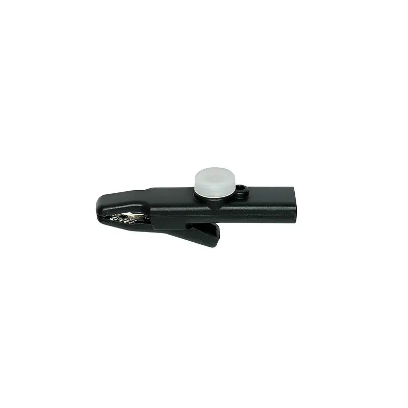 Bernstein 10 mm Krokodilklemme, Schwarz Kunststoff Isoliert