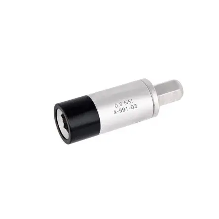 Produktfoto 1 von Bernstein, 1/4 in Sechskant-Steckschlüssel Drehmomentadapter, Grau, 6.35 mm