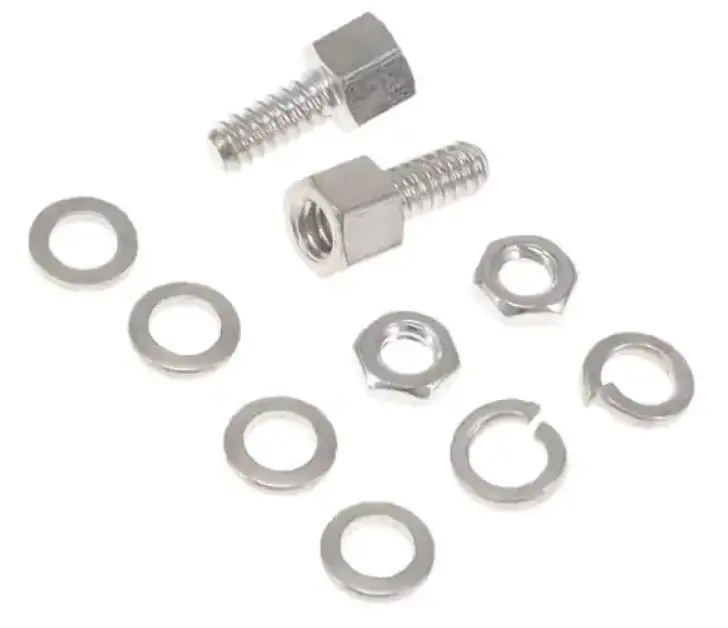 Produktfoto 1 von FCT from Molex F-GSCH Schraubverriegelung für Sub-D Steckverbinder, Buchse, Silber