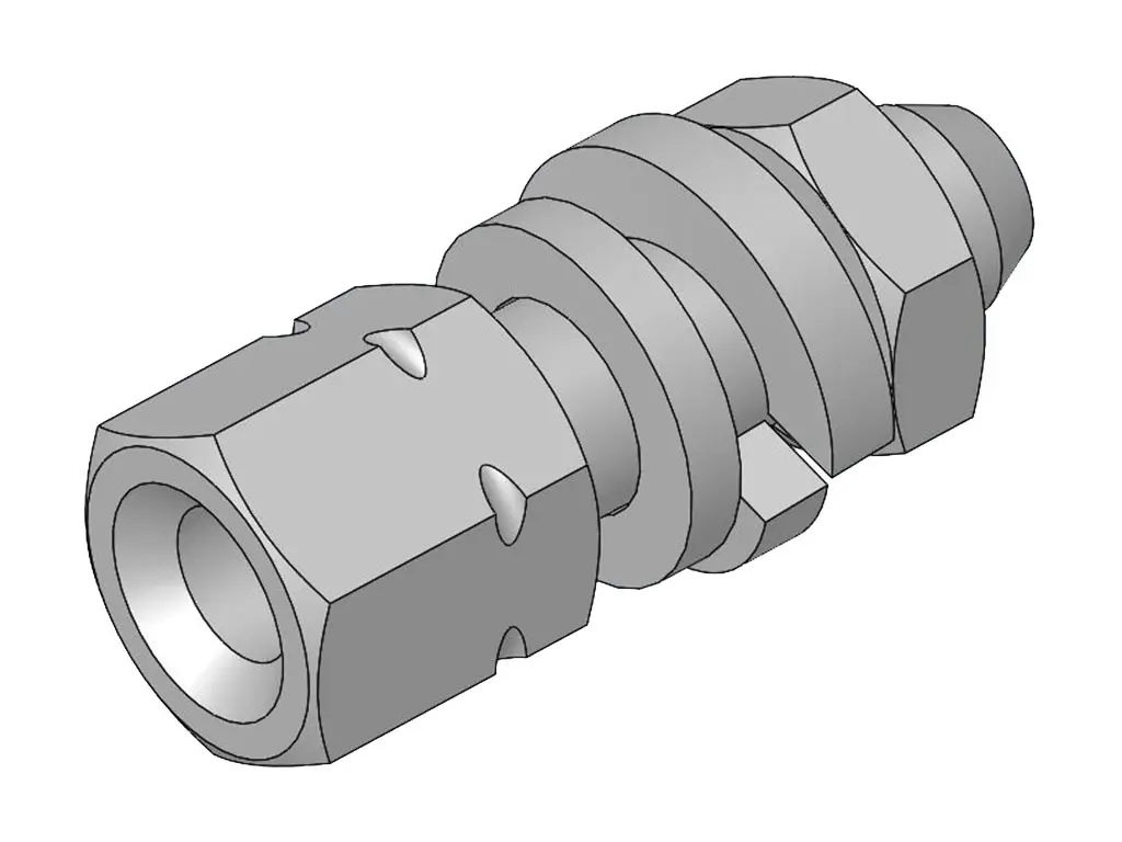 Produktfoto 1 von FCT from Molex 173112 Verriegelungsmechanismus für M3 / 4-40 UNC Standard-Gewindegröße, Buchse