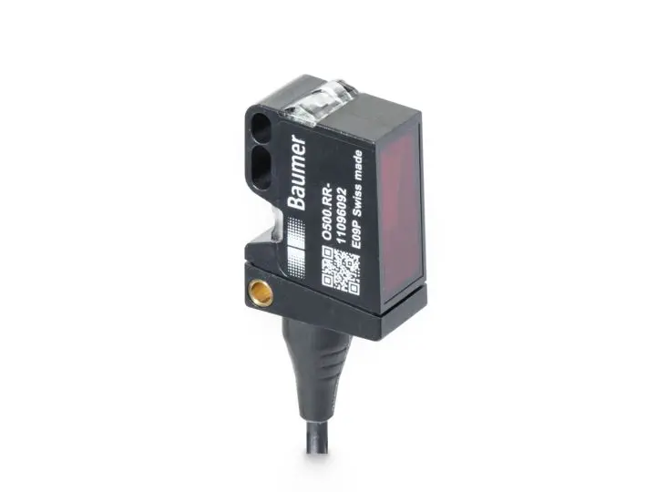 Produktfoto 1 von Baumer Rechteckig Optischer Sensor, Diffus, Bereich 60 → 600 mm, PNP Ausgang, Anschlusskabel,
