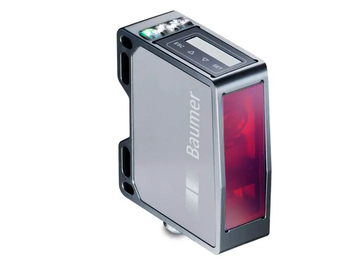 Produktfoto 1 von Baumer Rechteckig Optischer Sensor, Entfernung, Bereich 30 → 70 mm, analog-Ausgang, M12-Stecker