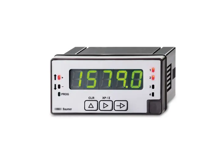 Baumer NE1218 Einbaumessgerät für Frequenz, Geschwindigkeit H 48mm B 96mm 5-Stellen T. 83mm