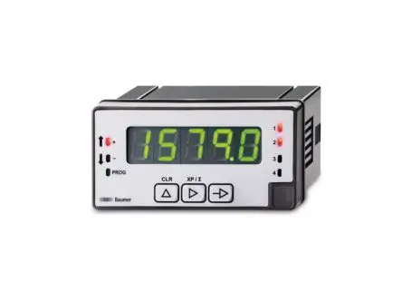 Produktfoto 1 von Baumer NE1218 LED-Anzeige Digitales Multifunktionsmessgerät für Geschwindigkeit, Frequenz H 48 mm B 96 mm 5-Stellen T.