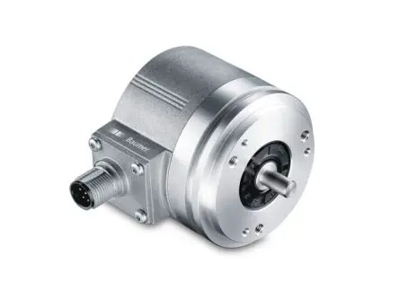 Produktfoto 1 von Baumer Micro Inkrementalgeber Inkremental 65536 Impulse/Umdrehung/U, 30V, 12000 U/min, Inkremental Vollwelle mit Ø 58 mm