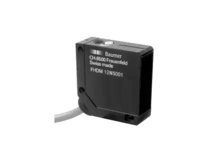 Produktfoto 1 von Baumer FHDM Rechteckig Optischer Sensor, Hintergrundunterdrückung, PnP Ausgang, 4-polig