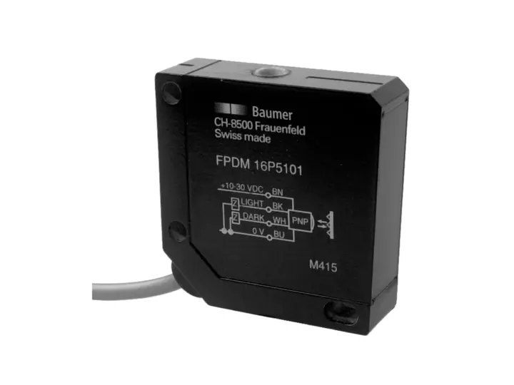 Produktfoto 1 von Baumer Rechteckig Optischer Sensor, Retroreflektierend, Bereich 7,3 m, PNP Ausgang, M8 Stecker, Hell-/dunkelschaltend