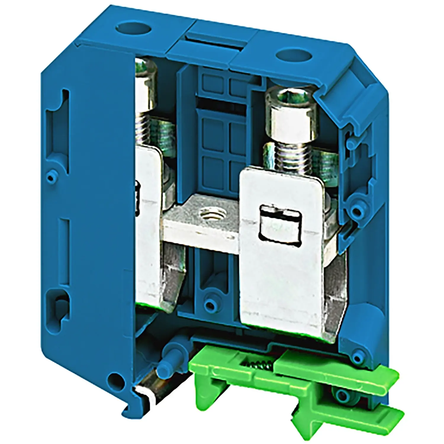 Produktfoto 1 von Schneider Electric NSYTR Anschlussklemmenblock DIN-Schiene 1 Blau, 70 mm², 1000V Schraubbefestigung