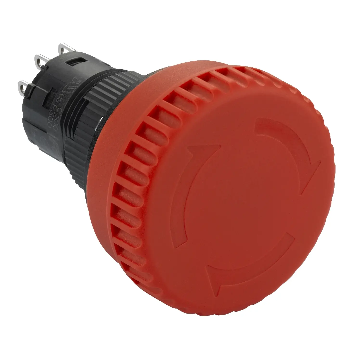 Produktfoto 1 von Schneider Electric Harmony XB6E Drucktastenkopf Ø 16 mm, Rot Ziehen zum Auslösen Pilzkopf, IP65