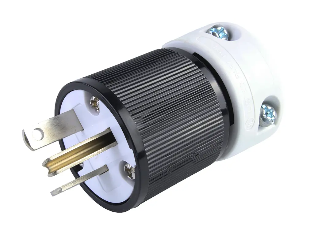 Produktfoto 1 von Molex Netzsteckverbinder 20A, 2, NEMA 5-20, 125 V Weiß, Schwarz