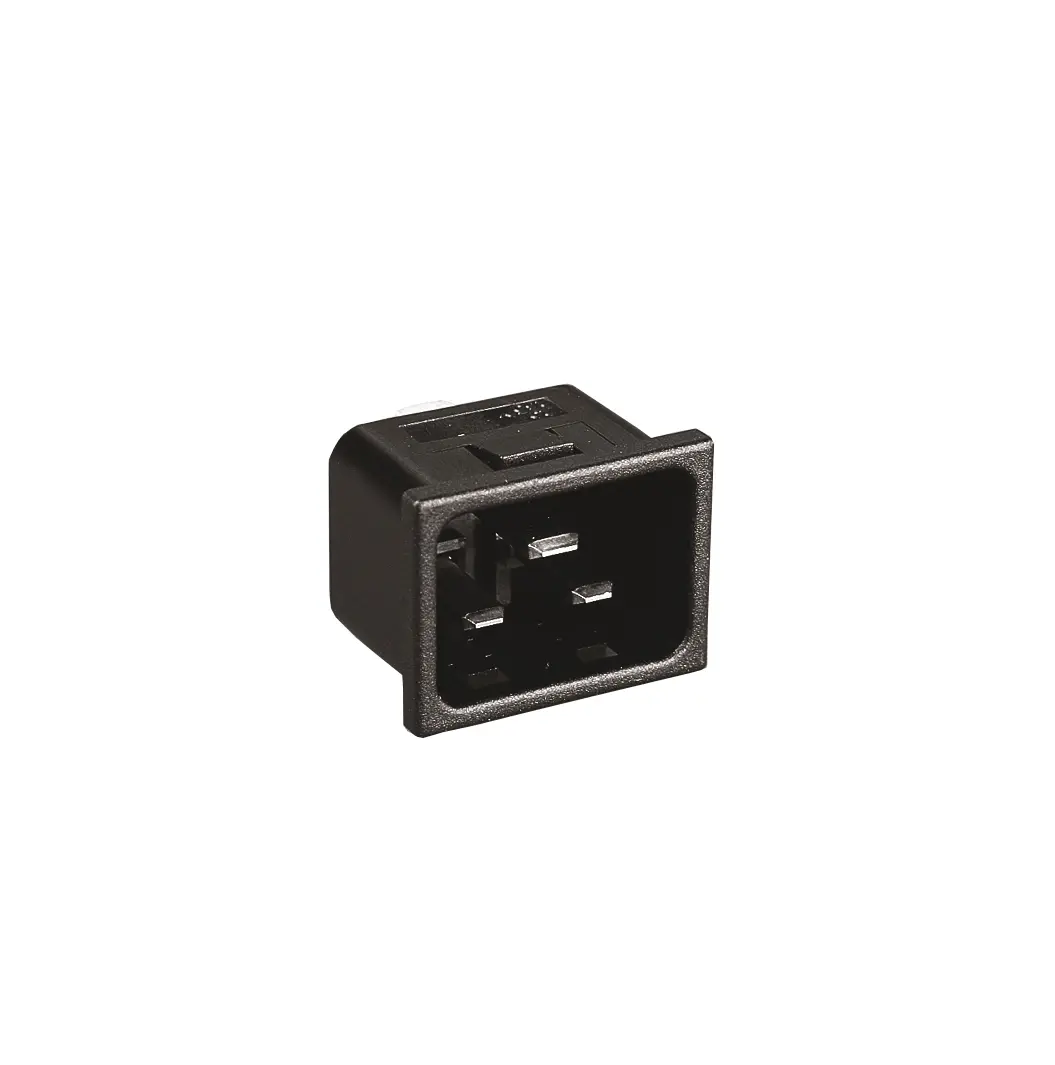 Produktfoto 1 von Bulgin IEC60320 IEC-Steckverbinder C20 25 V, Gerade, Panel 16A