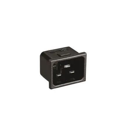 Produktfoto 1 von Bulgin IEC60320 IEC-Steckverbinder C20 25V, Gerade, Panel 16A