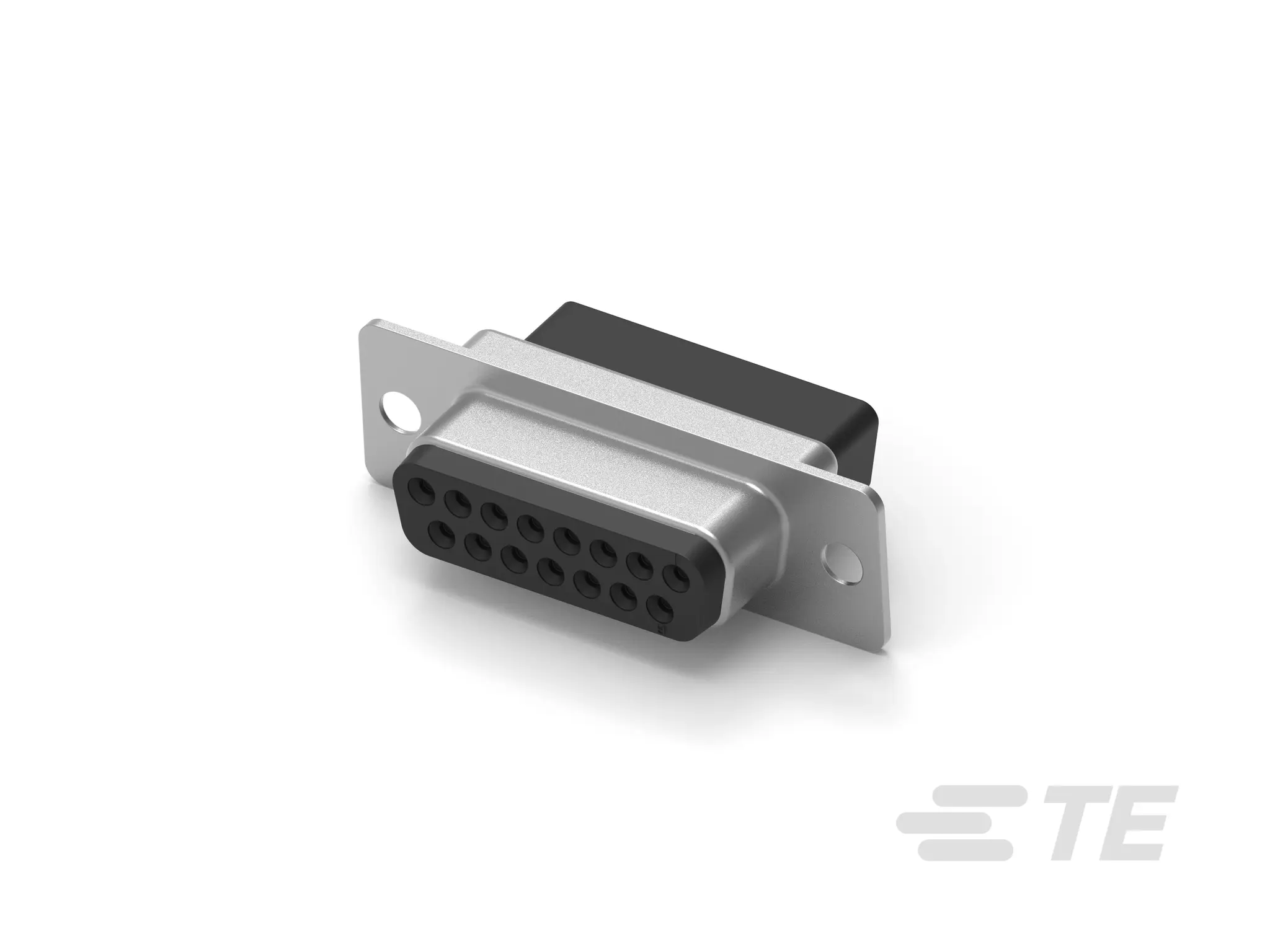 Produktfoto 1 von TE Connectivity 2168 D-Sub-Steckverbinder 2 Gerade, 15-polig 2.74 mm Raster, Kabel Buchse, mit Schraubenloch
