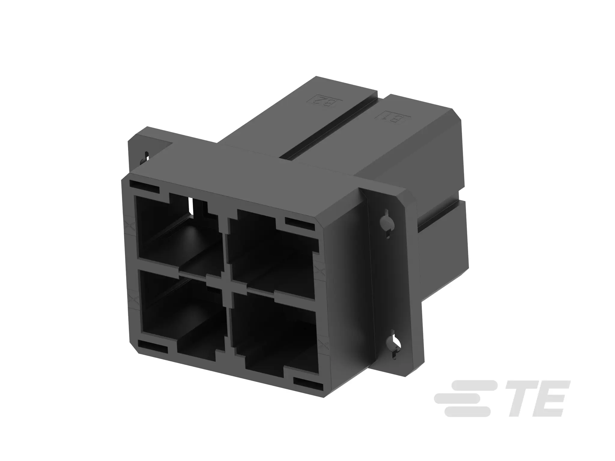 Produktfoto 1 von TE Connectivity Dynamic 7000 Stecker Steckverbindergehäuse 10.16 mm, 4-polig / 2-reihig, Panel