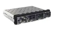 Produktfoto 1 von TE Connectivity SFP Steckbarer E/A-Steckverbinder SFP+, 4-fach