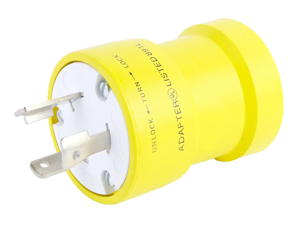 Produktfoto 1 von Molex Netzstecker Frei hängend 60A, 2, NEMA 1-15, NEMA 5 - 15, 125V Gelb Steckbar, für Vereinigte Staaten