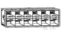 Produktfoto 1 von TE Connectivity SFP28 Steckbarer E/A-Steckverbinder ZSFP+, 12-fach 240-polig