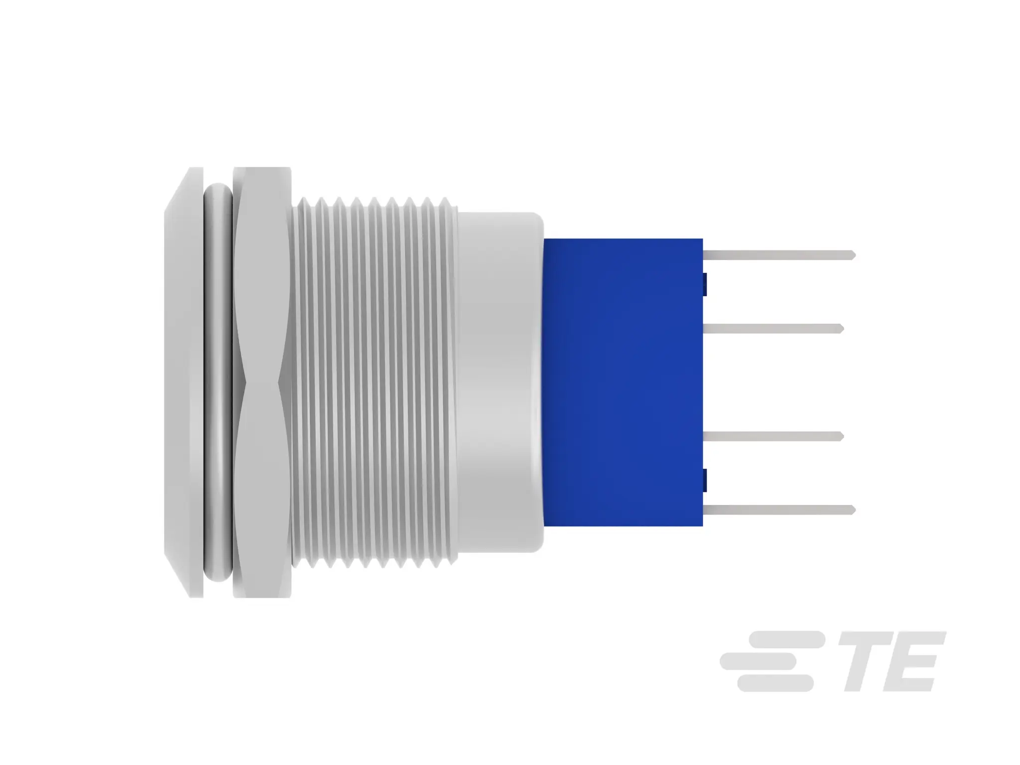 Produktfoto 1 von TE Connectivity Alcoswitch AV19 Druckschalter Grün, Rot Beleuchtet Tastend Schraubanschlussklemme, DPST / 3 A 250 V ac,