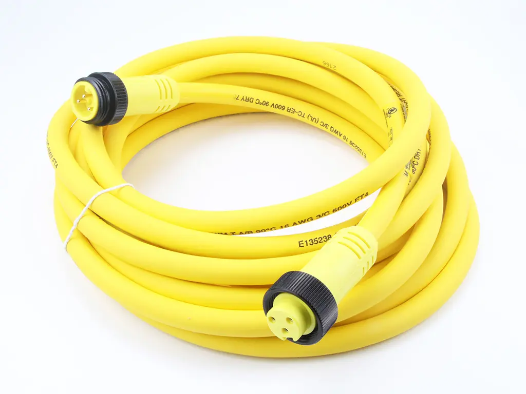 Produktfoto 1 von Molex 130010, 3-polig konfektioniertes Sensorkabel, Gerade Stecker 3 / Gerade Buchse, Länge 5 m