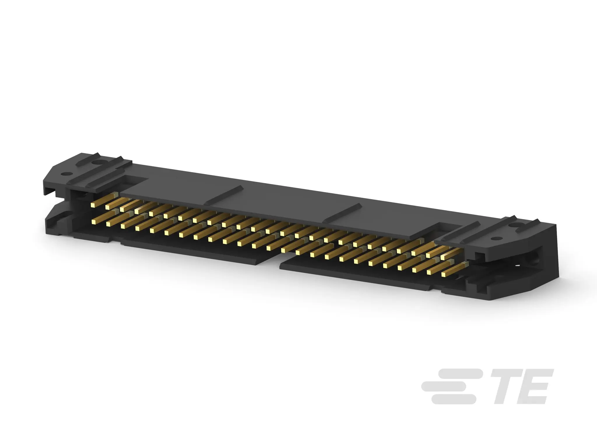 Produktfoto 1 von TE Connectivity AMP-LATCH, Für Platinenmontage FPC-Steckverbinder, Stecker, 50-polig, Raster 2.54mm