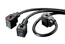Molex 121040, 2-polig konfektioniertes Sensorkabel, DIN 43650 Form A, Rechtwinklig Stecker / Anschlusslitze Stecker,