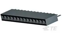 Produktfoto 1 von TE Connectivity AMPMODU Leiterplattenleiste Vertikal, 14-polig / 1-reihig, Raster 2.54 mm Raster Platine,
