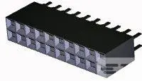 Produktfoto 1 von TE Connectivity AMPMODU Leiterplattenleiste Vertikal, 20-polig / 2-reihig, Raster 2.54 mm Raster Platine,
