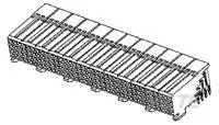 Produktfoto 1 von TE Connectivity 1-536511-2, 2 mm Backplane-Steckverbinder Hard Metric