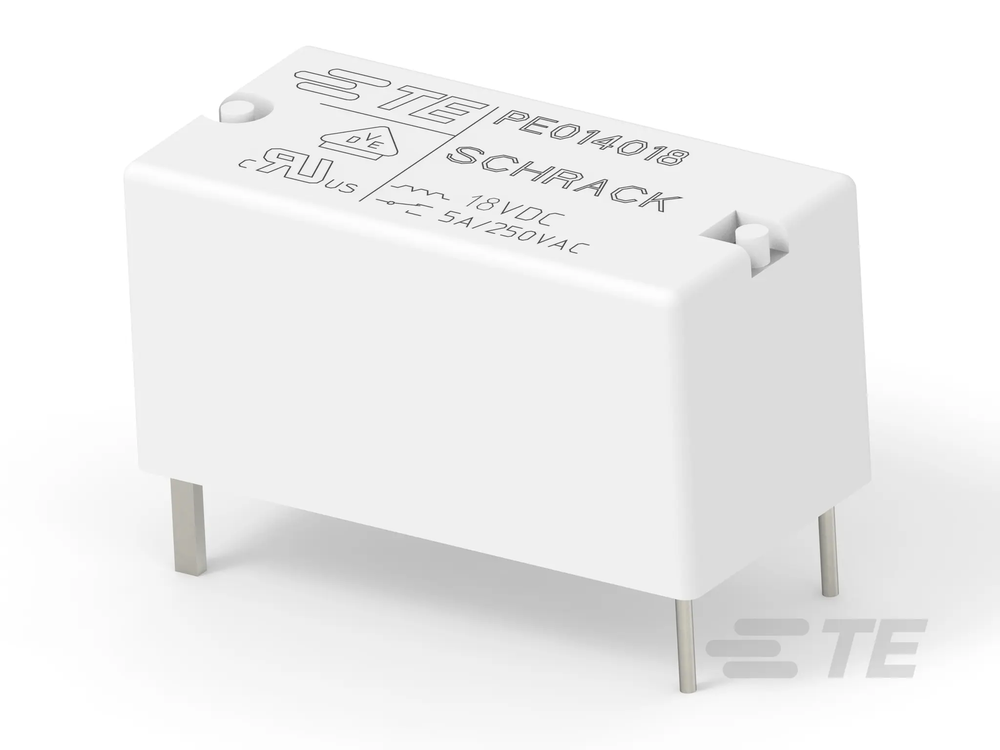Produktfoto 1 von TE Connectivity PE Elektromechanisches Interfacerelais 18V, 1-poliger Umschalter Oberfläche