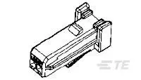 Produktfoto 1 von TE Connectivity 1473143-1 Serie Kfz-Steckverbindergehäuse Glasfaserverstärktes Polybutylenterephthalat, Buchse, Gerade,