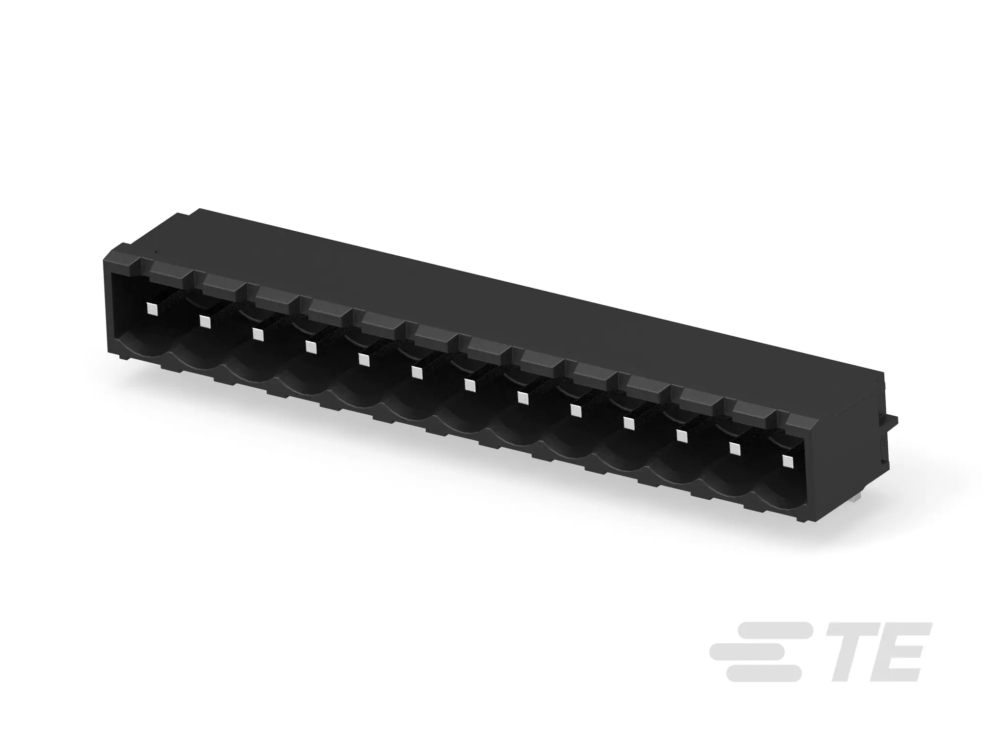 Produktfoto 1 von TE Connectivity Buchanan Steckbarer Klemmenblock Header 13-Kontakte 5mm-Raster gewinkelt