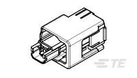Produktfoto 1 von TE Connectivity 1438426-1  Automotive, Kfz-Steckverbinder, Grau