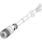 Produktfoto 1 von Molex 120006 Steuerleitung, M12, Gerade Buchse / Anschlusslitze, Länge 10 m