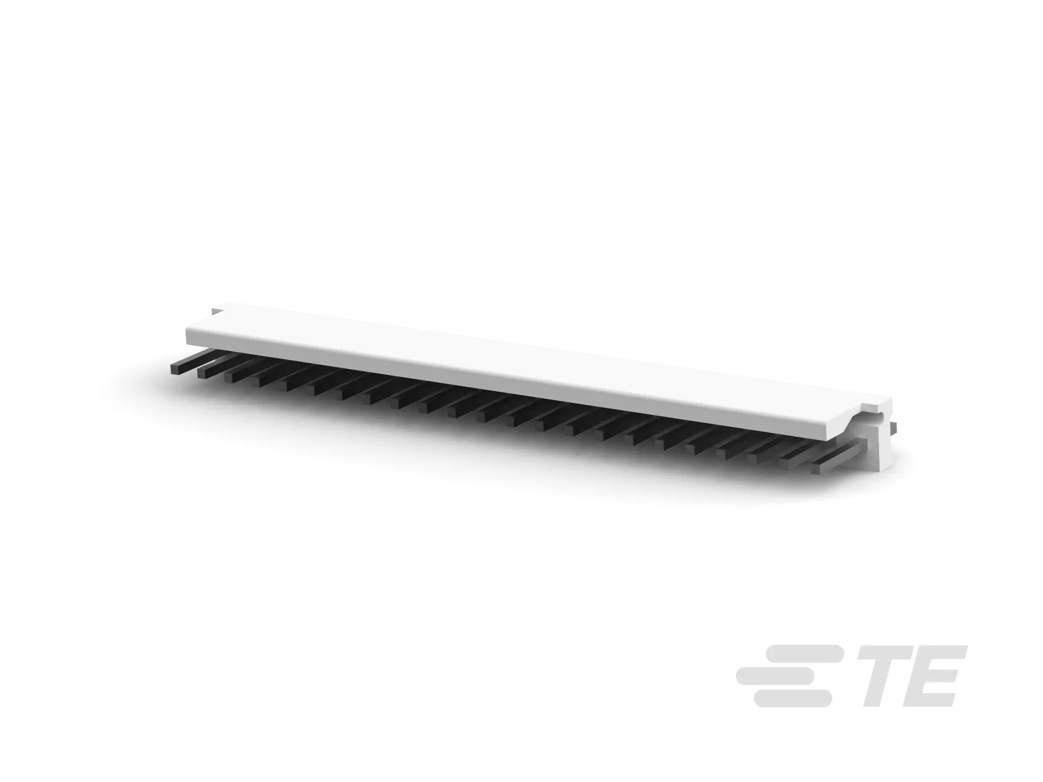 Produktfoto 1 von TE Connectivity Leiterplattenleiste Vertikal, 23-polig / 1-reihig, Raster 3.96 mm Raster Platine, Kabel-Platine,
