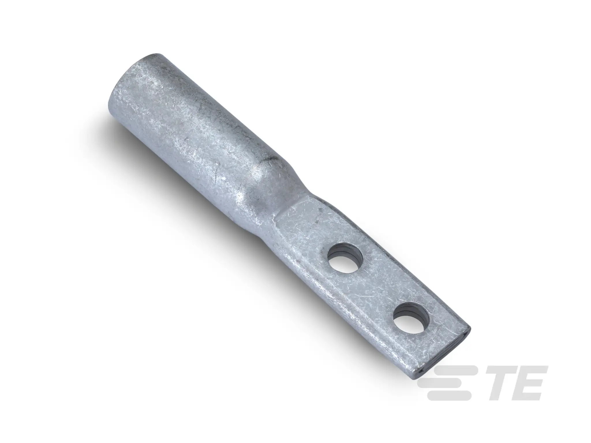 Produktfoto 1 von TE Connectivity AMPOWER Ringkabelschuh, Nicht isoliert, Silber, aussen ø 36.3 mm, innen ø 28 mm, 3/8