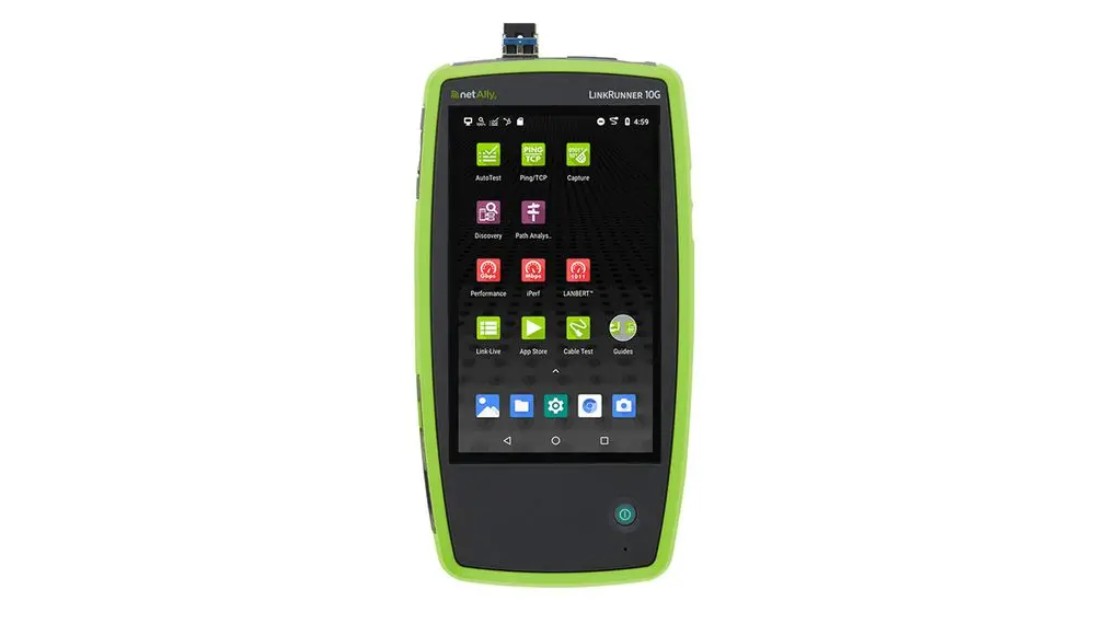 Produktfoto 1 von NetAlly LR10G-200 Netzwerktester Analog, Netzwerk Prüfgerät, RJ45, SFP, USB Typ A, USB Typ C