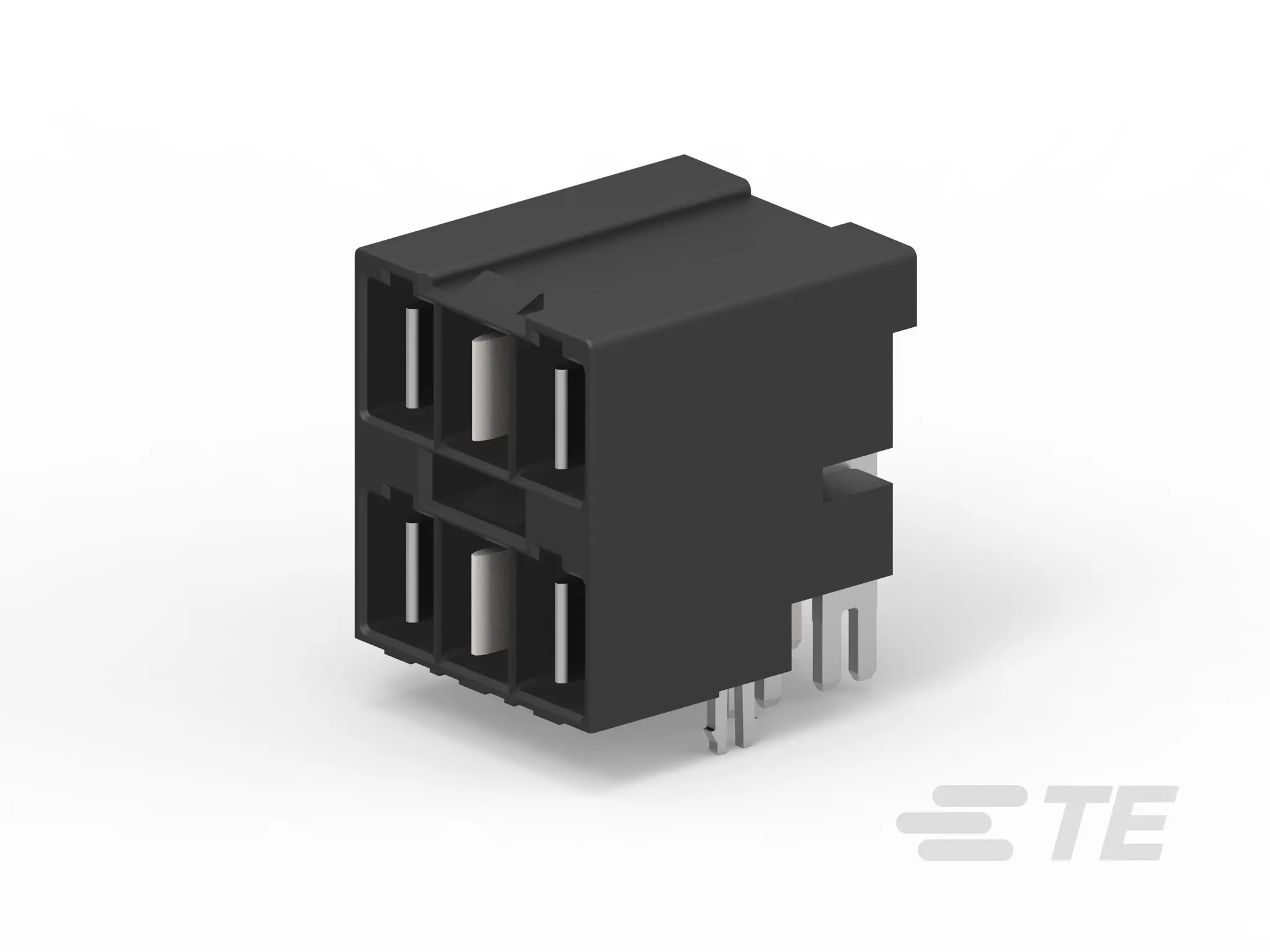 Produktfoto 1 von TE Connectivity ELCON Mini Leiterplattenleiste gewinkelt, 6-polig / 2-reihig, Raster 5.7 mm Raster Platine, Kabel zu