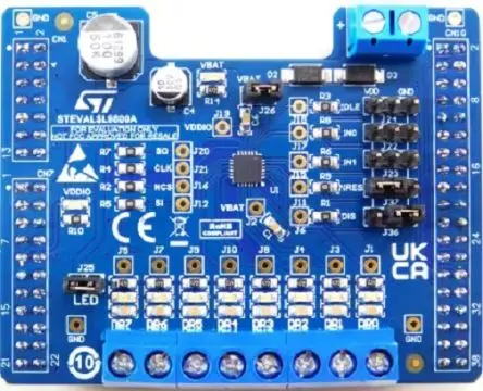 Produktfoto 1 von STMicroelectronics Mehrkanal-Treiber-Evaluierungsplatine Schnittstelle, Entwicklungstool Entwicklungstool