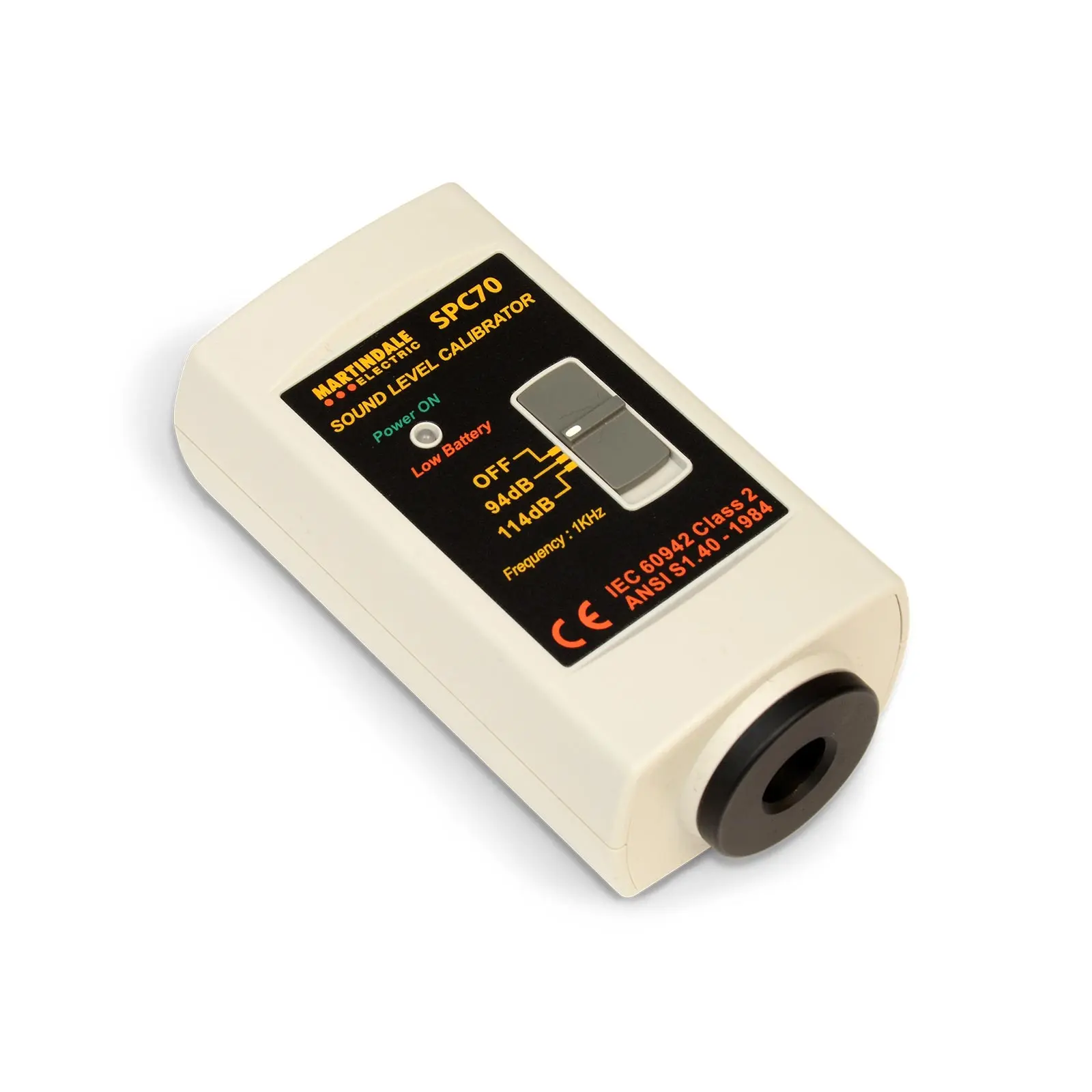 Produktfoto 1 von Martindale SPC70 Schallpegelmessgerät 94 dB 114 dB 1 kHz Klasse 2 0.1 dB