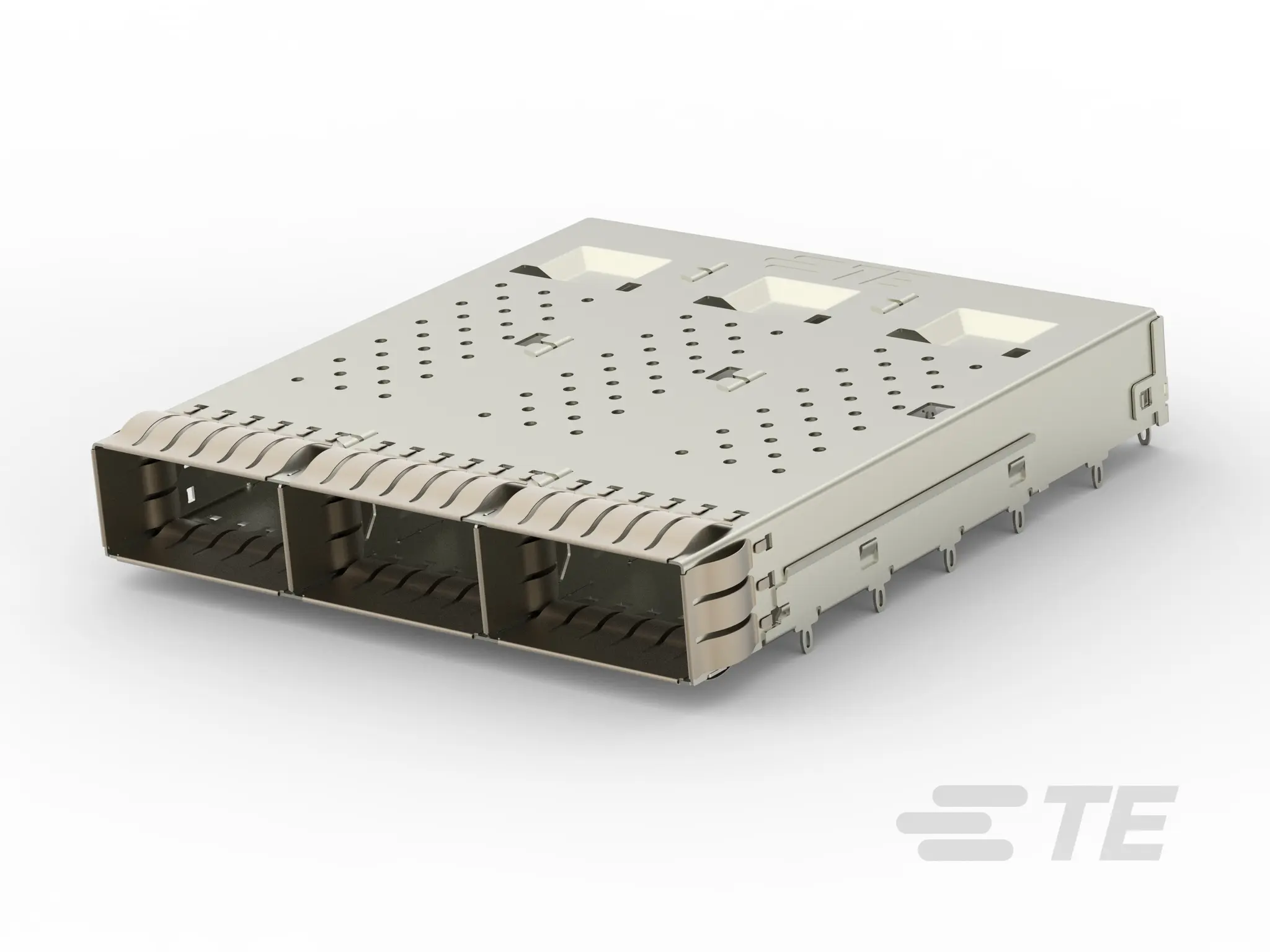 Produktfoto 1 von TE Connectivity zQSFP+/QSFP28 Steckbarer E/A-Steckverbinder QSFP, 3-fach