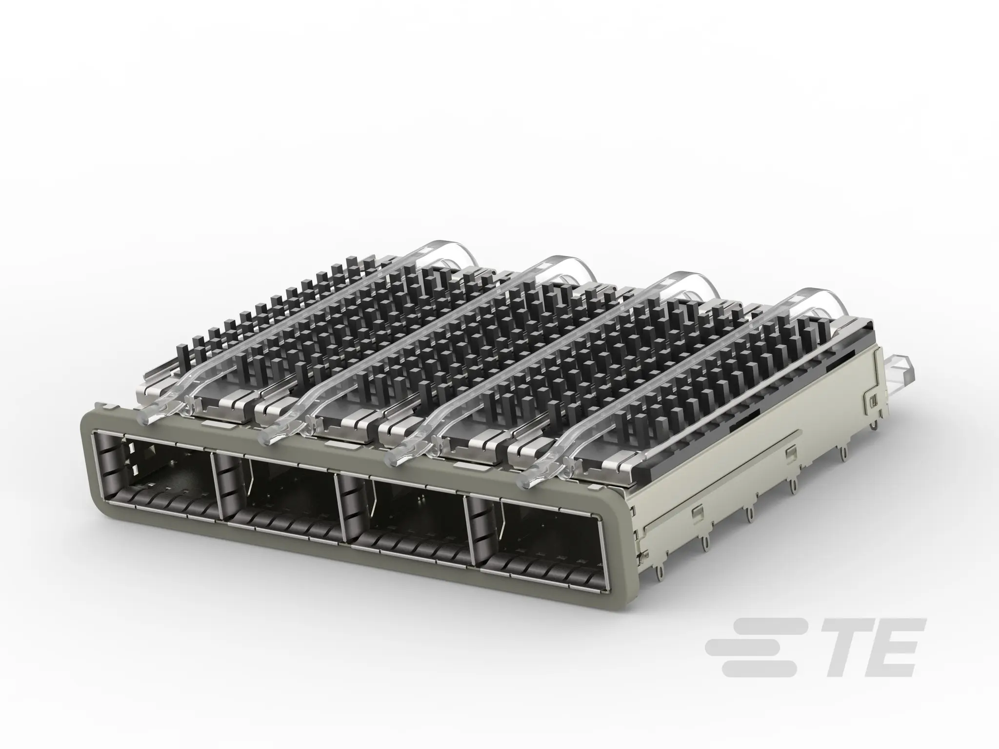 Produktfoto 1 von TE Connectivity zQSFP+/QSFP28 Steckbarer E/A-Steckverbinder QSFP, 4-fach