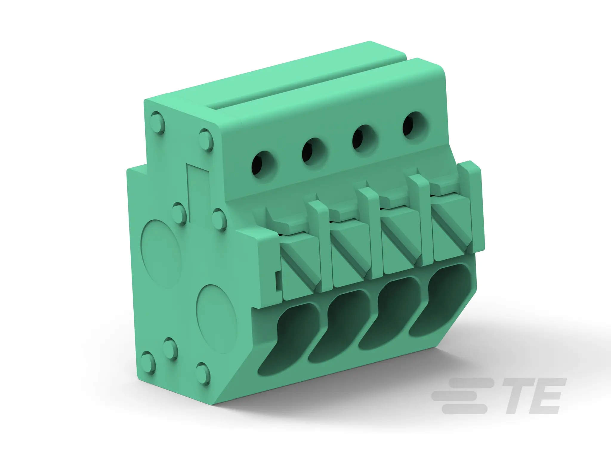 Produktfoto 1 von TE Connectivity Buchanan Steckbarer Klemmenblock Steckverbinder 7-Kontakte 3.5mm-Raster Vertikal