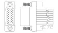 Produktfoto 1 von TE Connectivity Nanonics Mikrominiatur-Stecker für D-Sub Steckverbinder, 15 Kontakte, Stecker