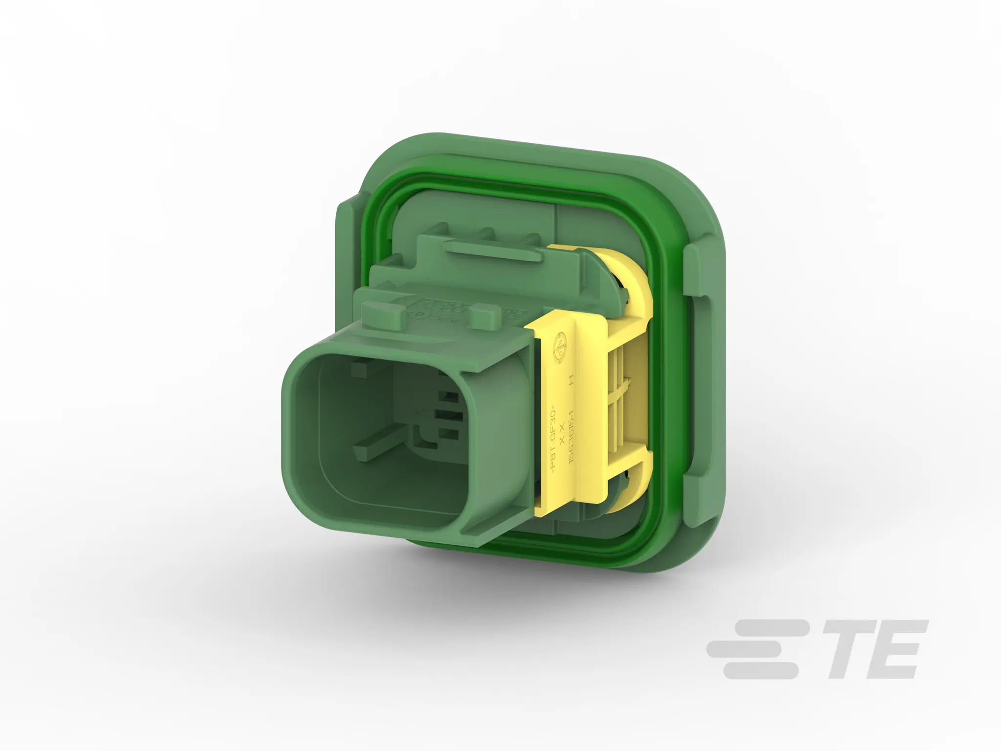 Produktfoto 1 von TE Connectivity 3-1703808-1 Serie Gehäuse für Steckeranschlüsse Glasfaserverstärktes Polybutylenterephthalat, Stecker,